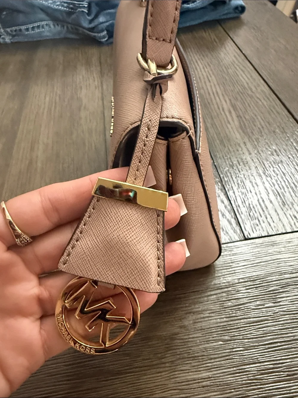 Michael Kors Dusty Pink Mini Top-Handle Satchel